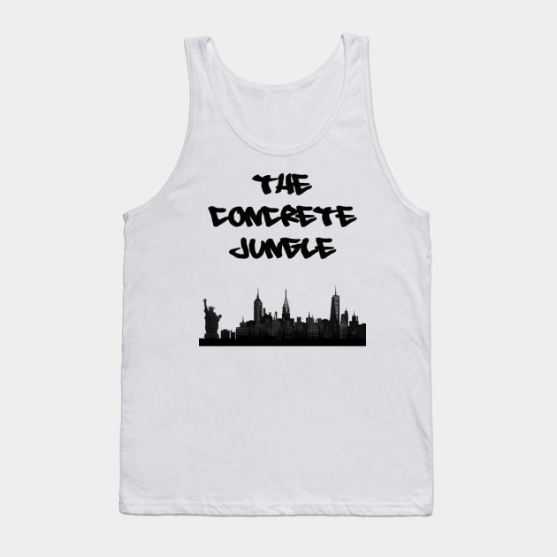 The Concrete Jungle - NYC Tank Top by DESIGNSBY101